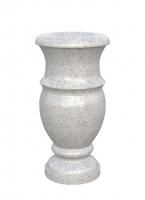 Светло-серый гранит ваза V9